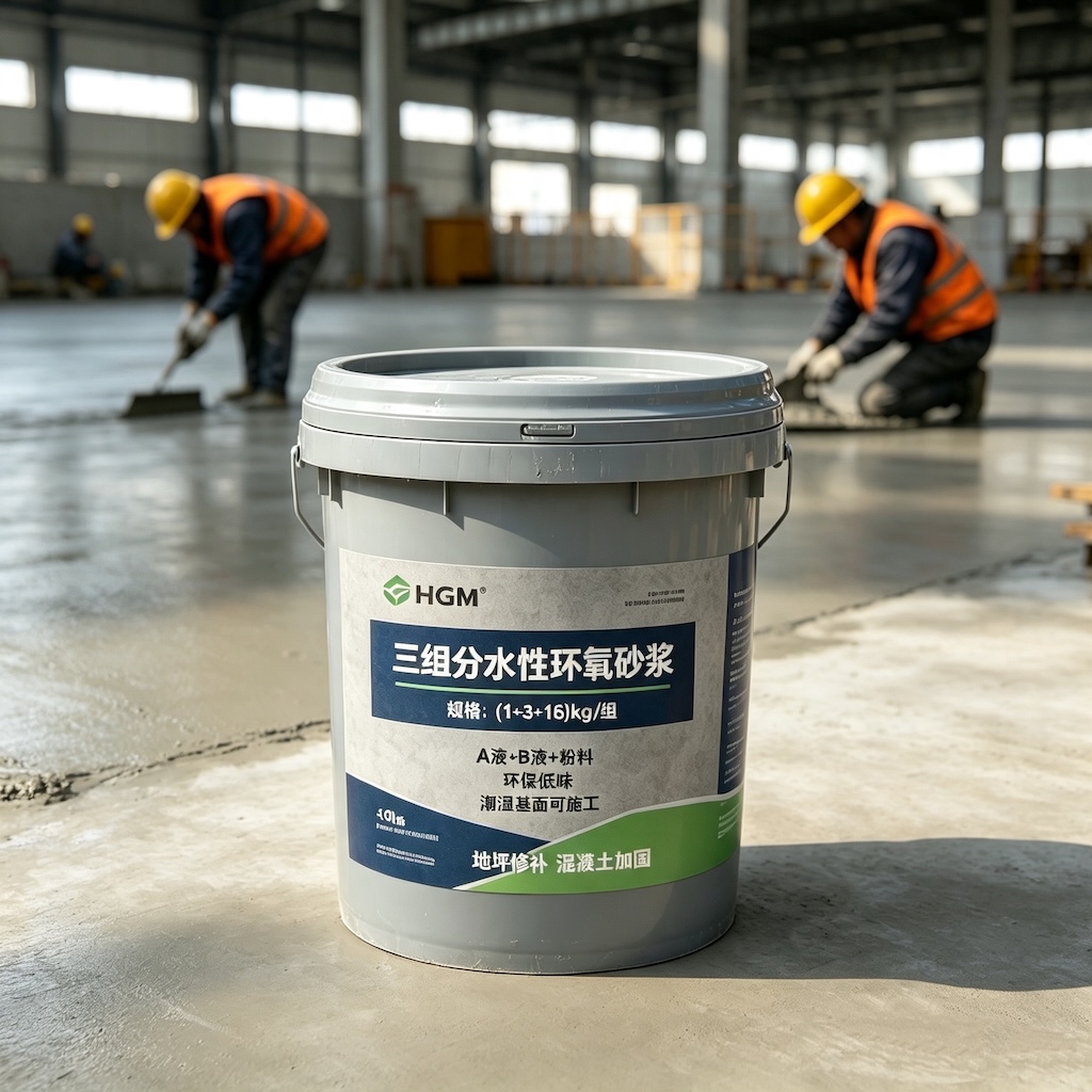 拜泉三组份水性环氧砂浆